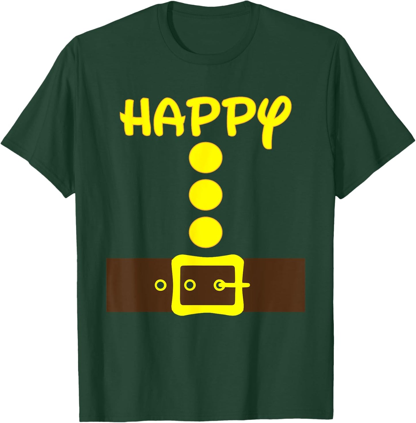 Dwarf Easy Halloween Men Women Kids Color Costume Matching T-Shirt - T-Shirt | Forest