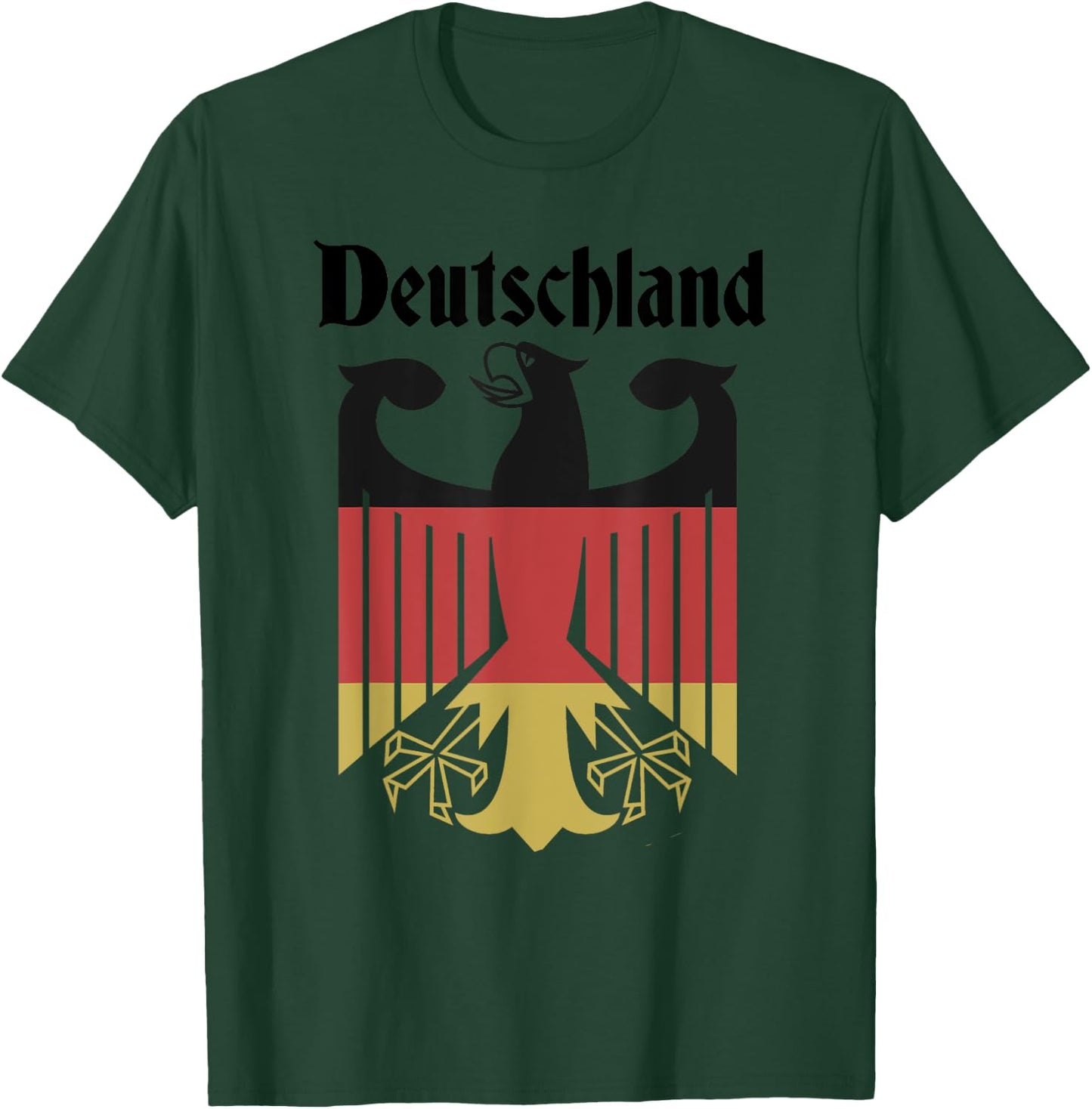 Deutschland German Flag Eagle Coat of Arms Crest Oktoberfest T-Shirt - T-Shirt | Forest