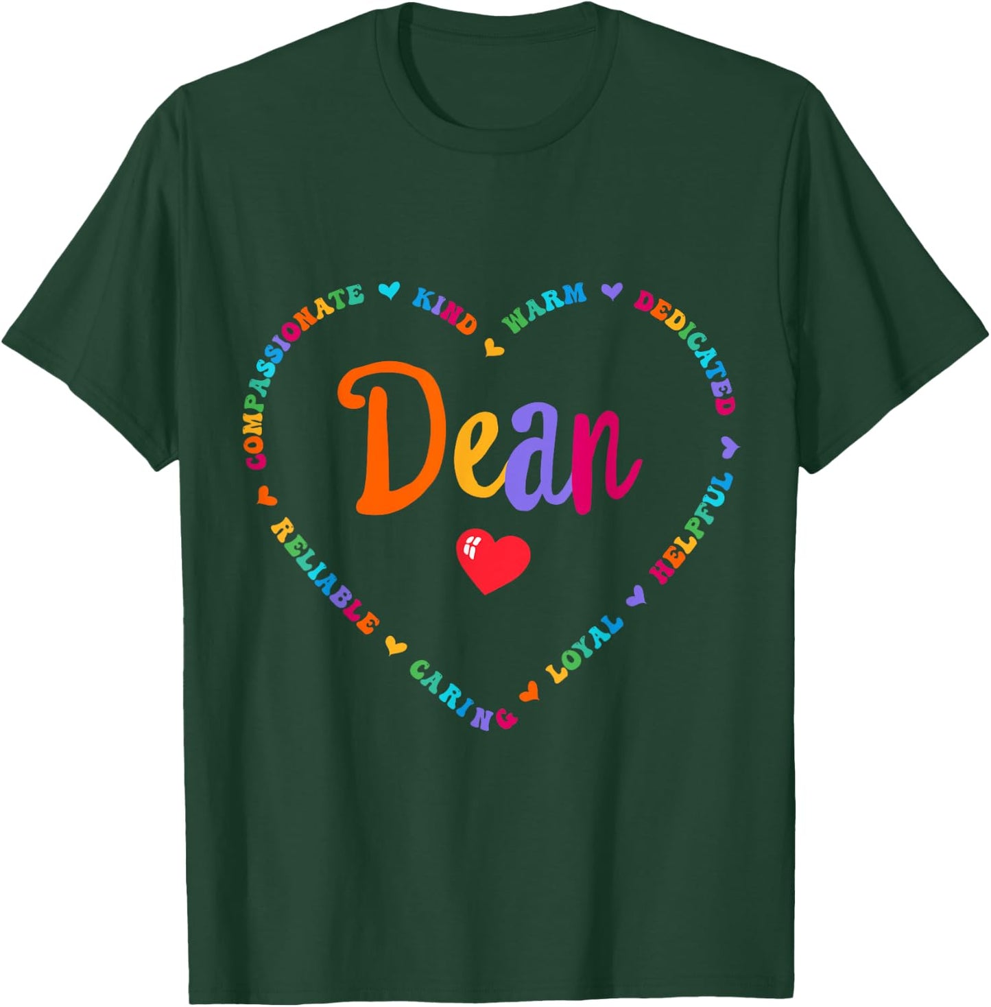 Cute Dean Appreciation Week Back to School academic admin T-Shirt - T-Shirt | Forest