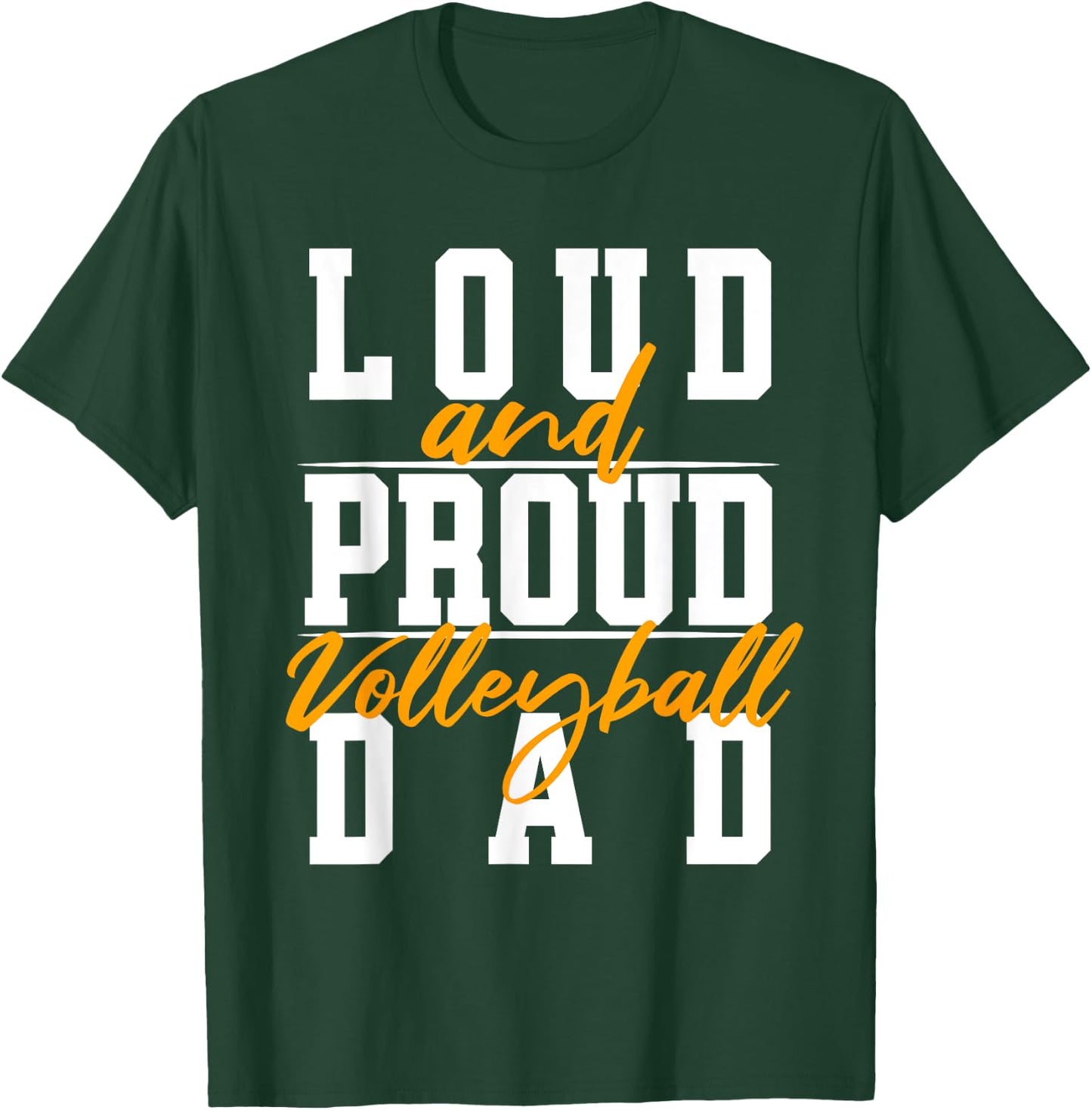 Volleyball Dad - Funny Volleyball T-Shirt - T-Shirt | Forest