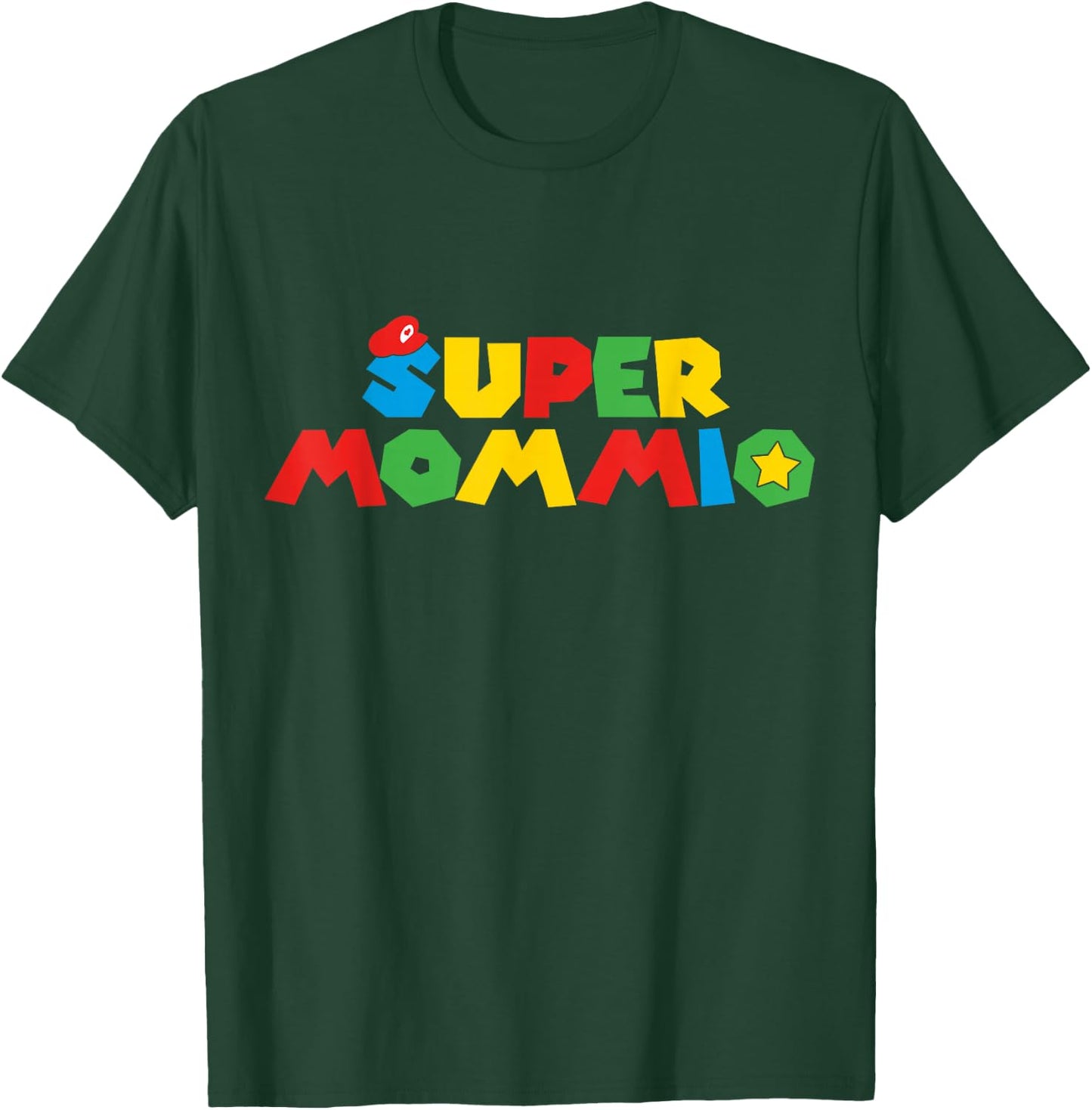 Gaming Queen Mom: Funny Gamer Mother Matching Family T-Shirt - T-Shirt | Forest