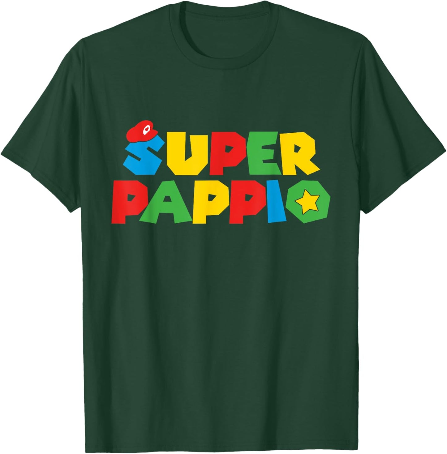 Gaming King Papa: Lighthearted Granddad Family Match Attire T-Shirt - T-Shirt | Forest