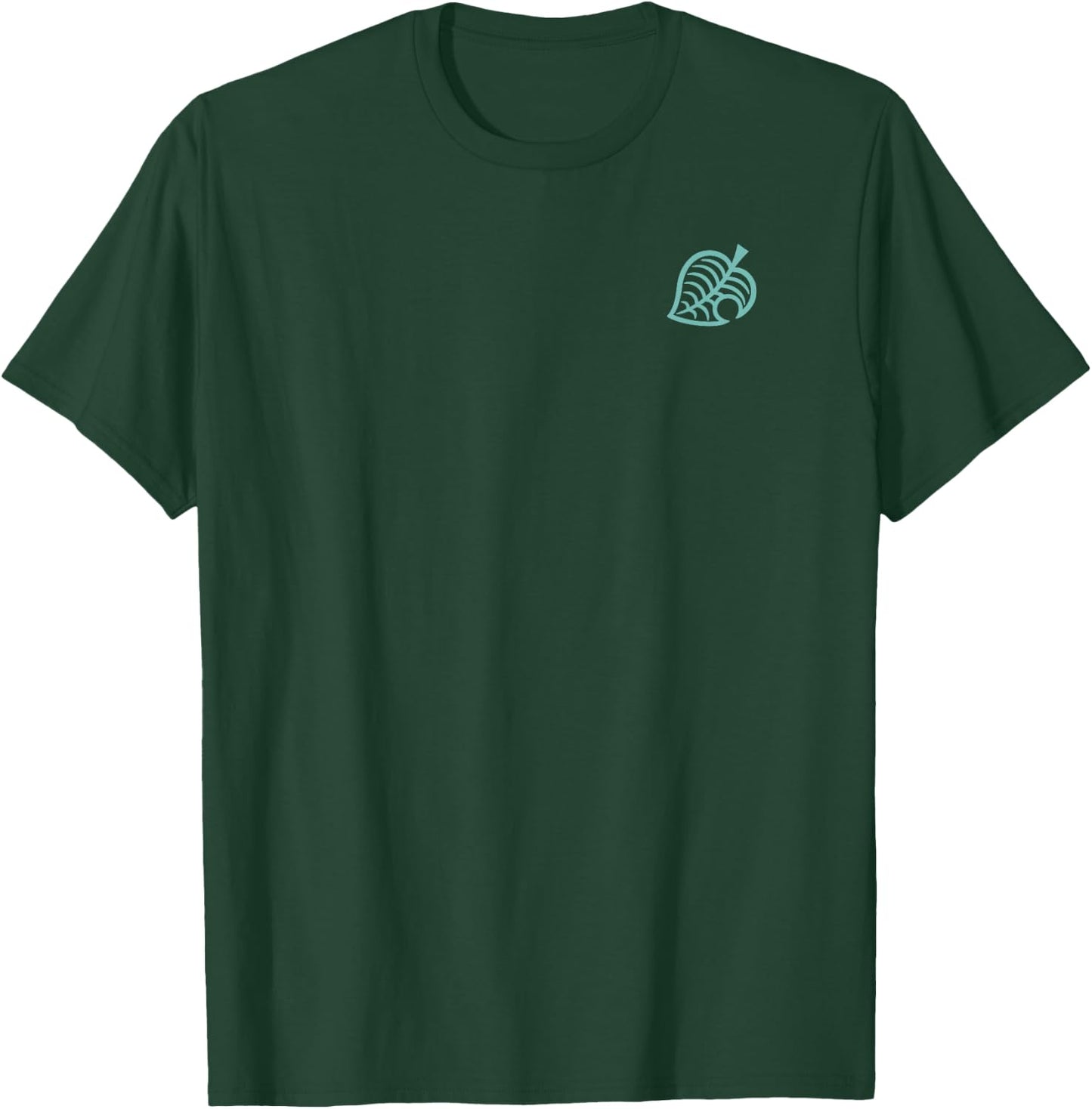Animal Crossing: New Horizons Leafy Line Faux Pocket Logo T-Shirt - T-Shirt | Forest