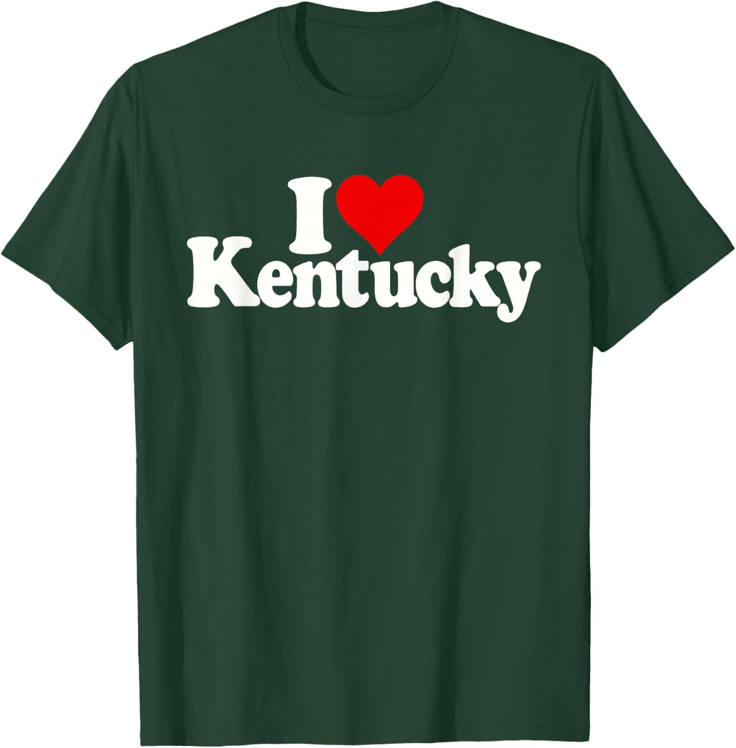 I Love Heart Kentucky Ky T-Shirt - T-Shirt | Forest