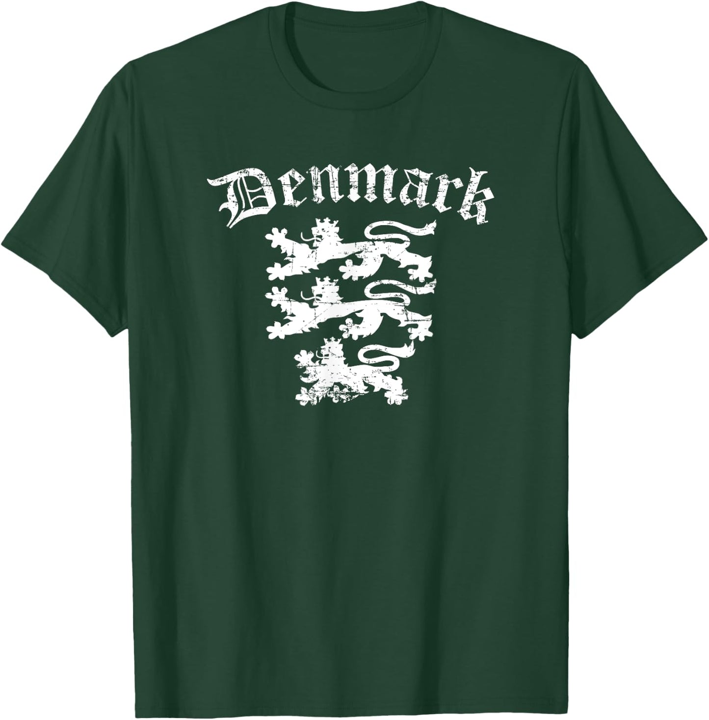 Denmark Lion Symbol Danish Pride T-Shirt - T-Shirt | Forest
