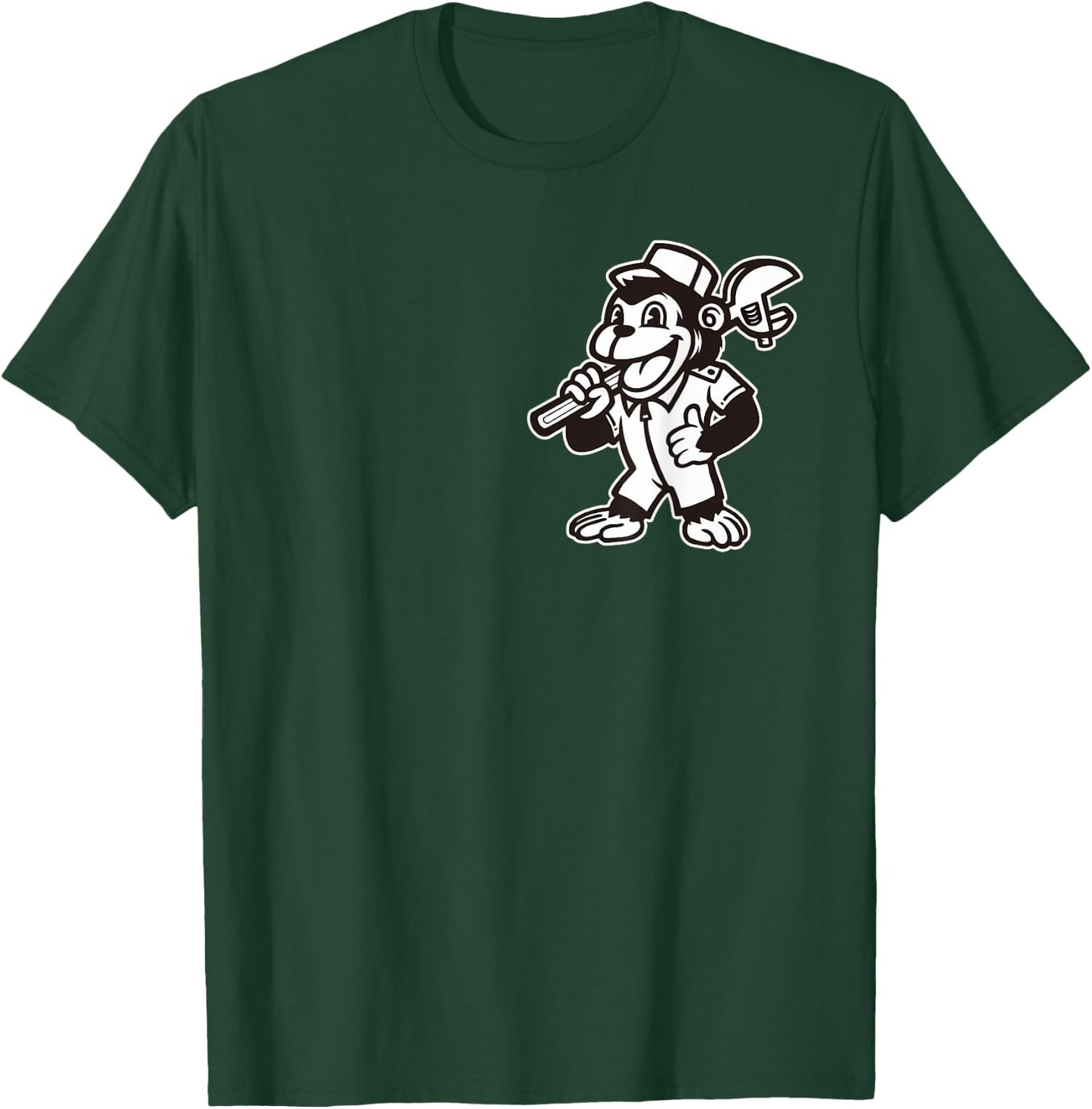 Vintage Grease Monkey T-Shirt - T-Shirt | Forest