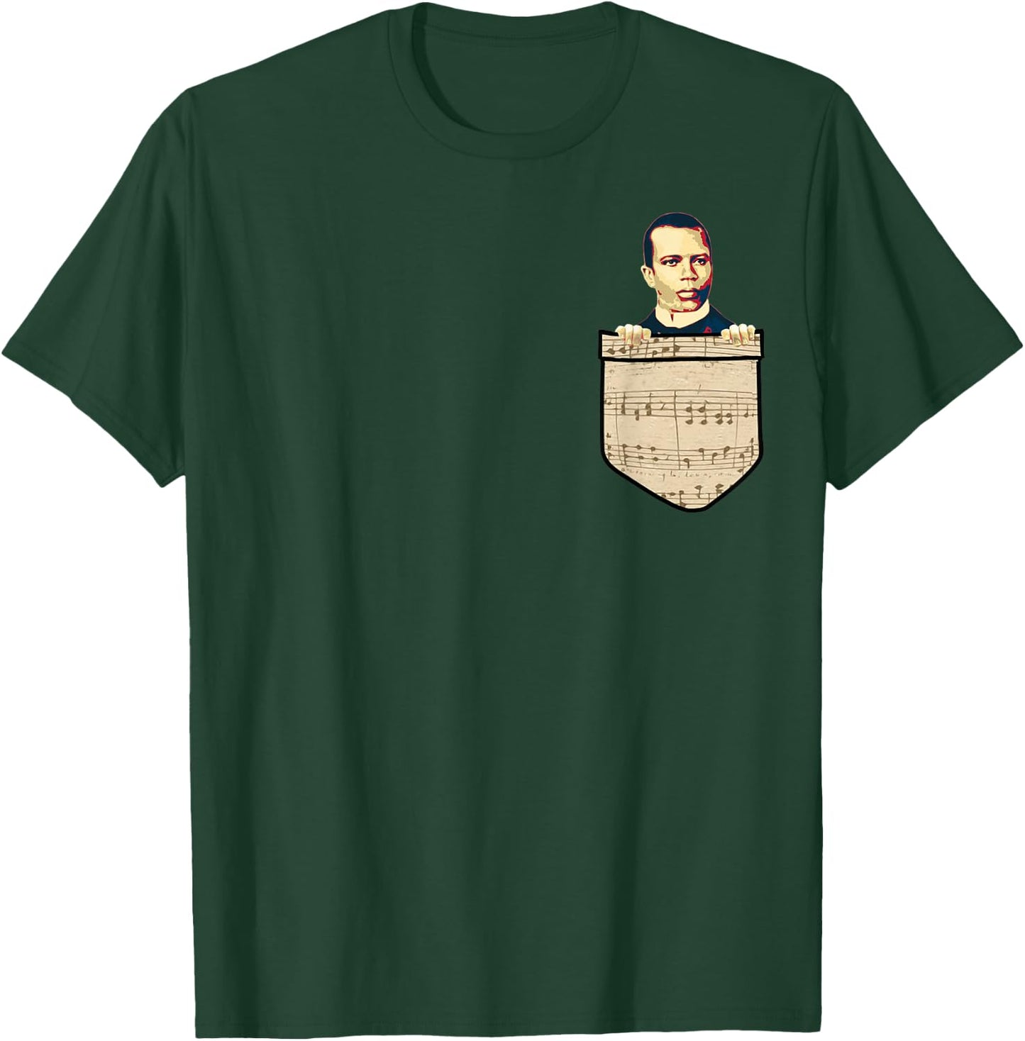 Scott Joplin Classical Music Composer Black History Month T-Shirt - T-Shirt | Forest