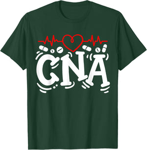 CNA Certified Nursing Assistant T-Shirt - T-Shirt | Forest