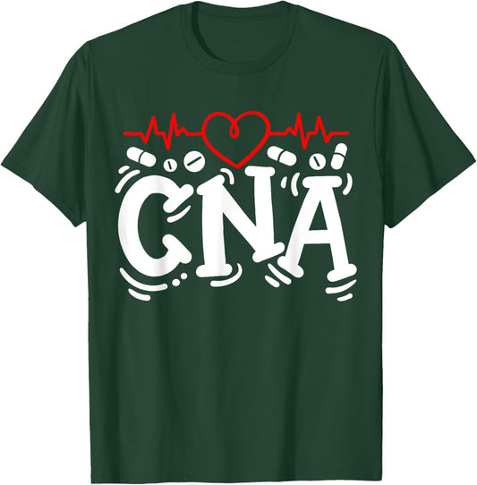 CNA Certified Nursing Assistant T-Shirt - T-Shirt | Forest
