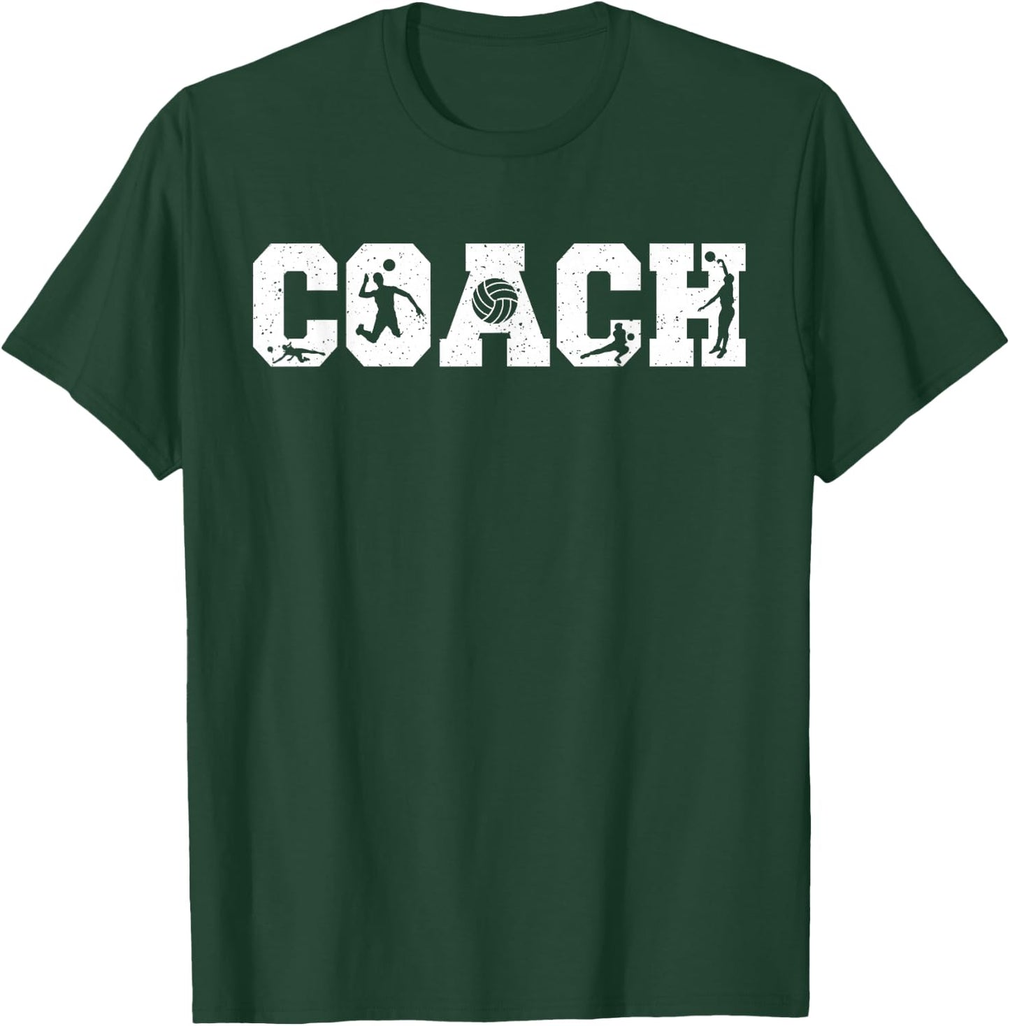 Volleyball Coach T-Shirt - T-Shirt | Forest
