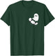 Ghost Skateboard Lazy Halloween Costume Funny Skateboarding T-Shirt - T-Shirt | Forest