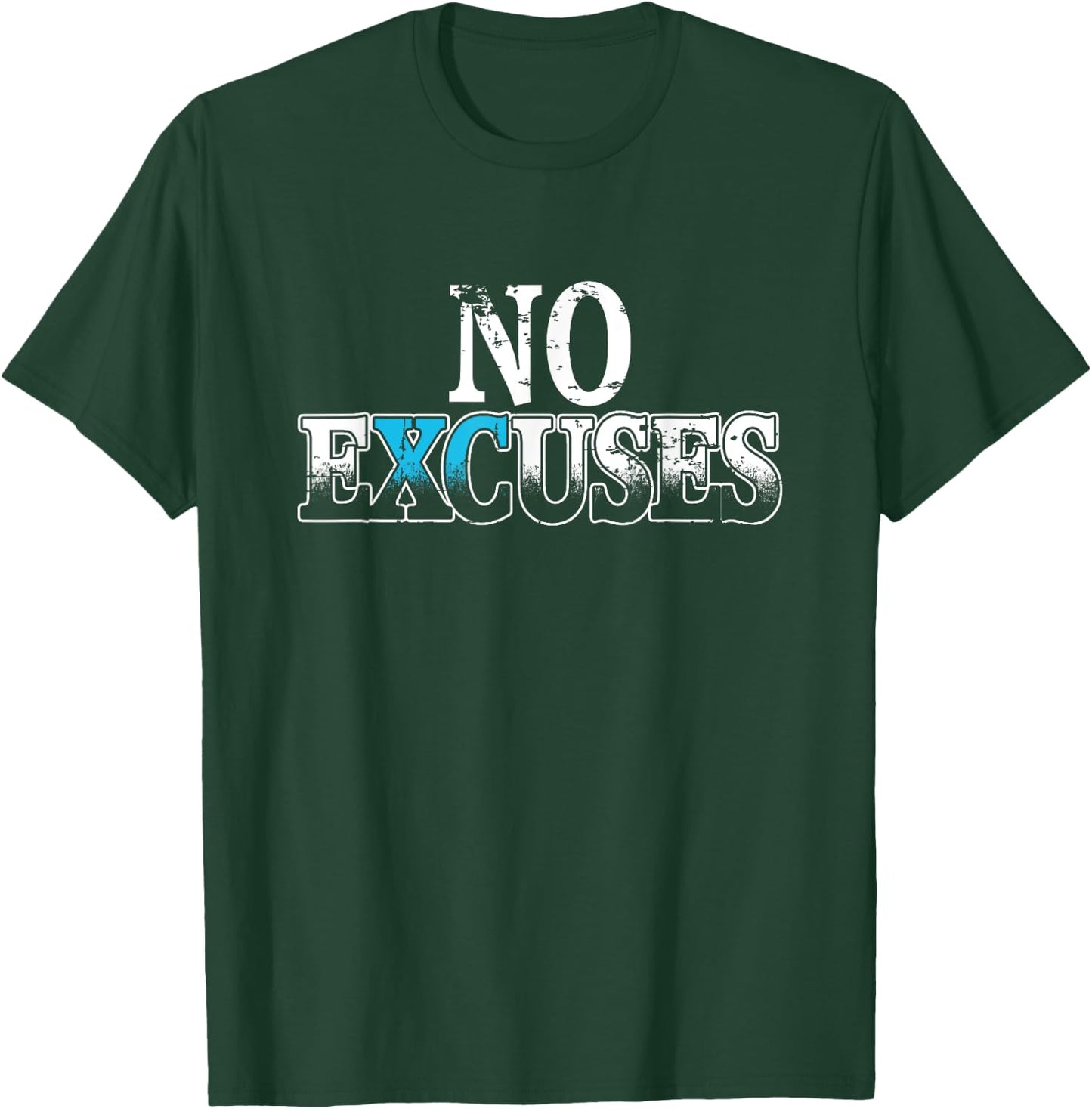 No eXCuses Run XC Runner Distance Runner Cross Country T-Shirt - T-Shirt | Forest