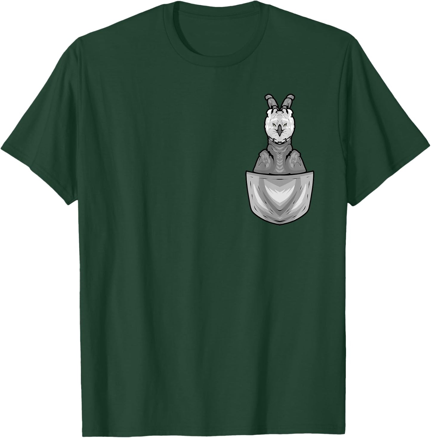 Harpy Eagle In Pocket Raptor Birds Bird Lover Harpy Eagle T-Shirt - T-Shirt | Forest