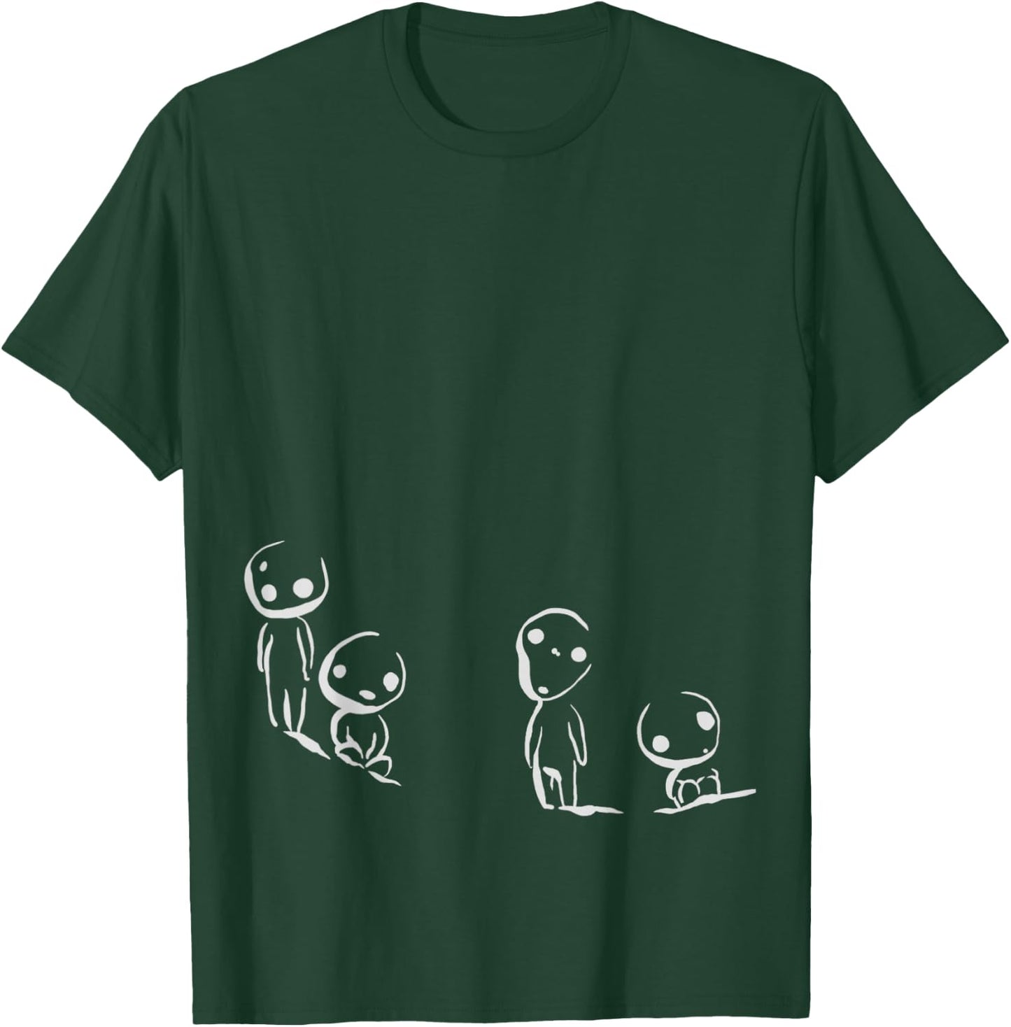 Kodama Fan Forest Spirit T-Shirt - T-Shirt | Forest