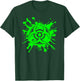 Green Radioactive Symbol Biohazard Symbol Radiation Nuclear T-Shirt - T-Shirt | Forest