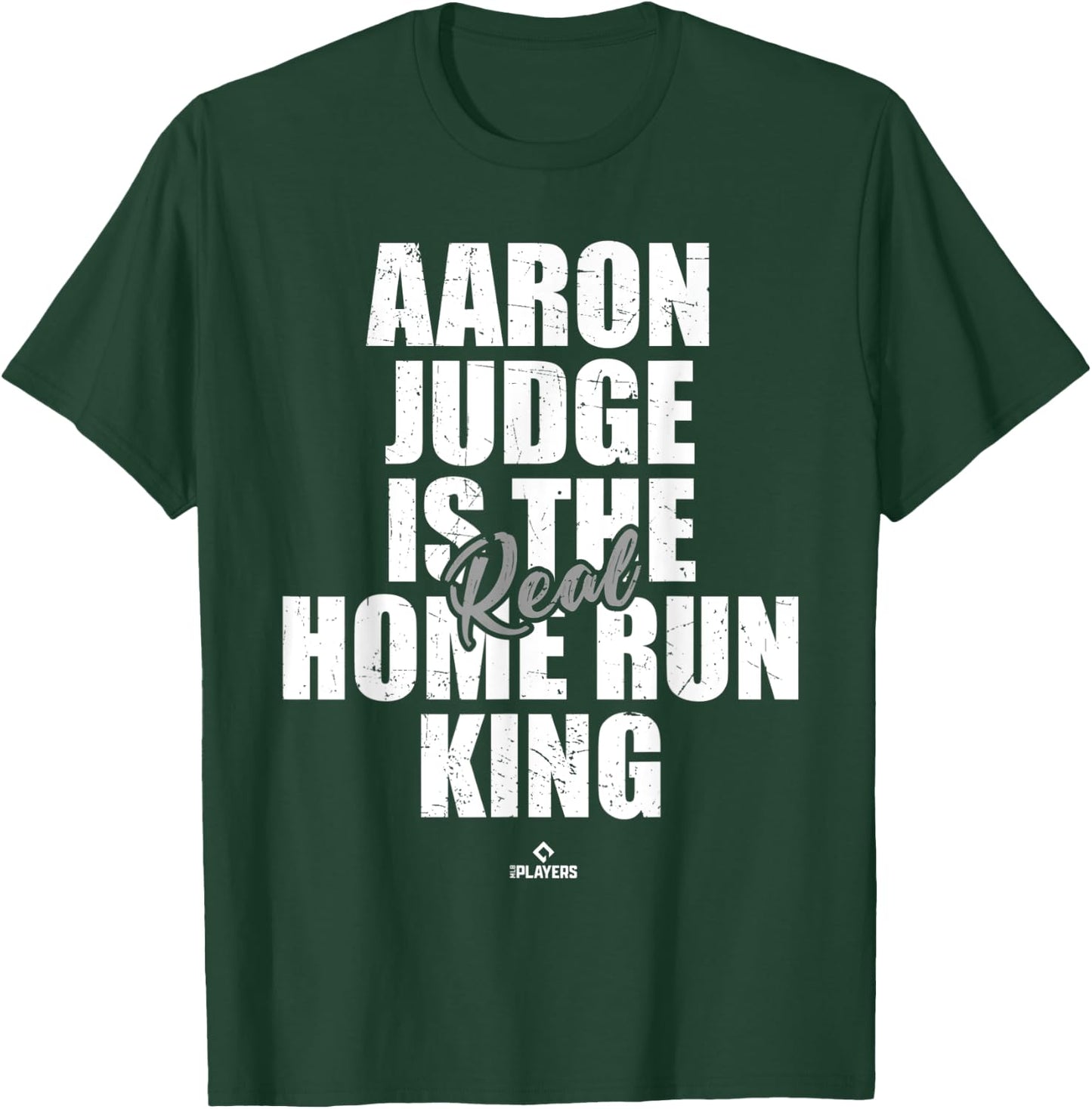 Real Home Run King Aaron Judge New York MLBPA T-Shirt - T-Shirt | Forest