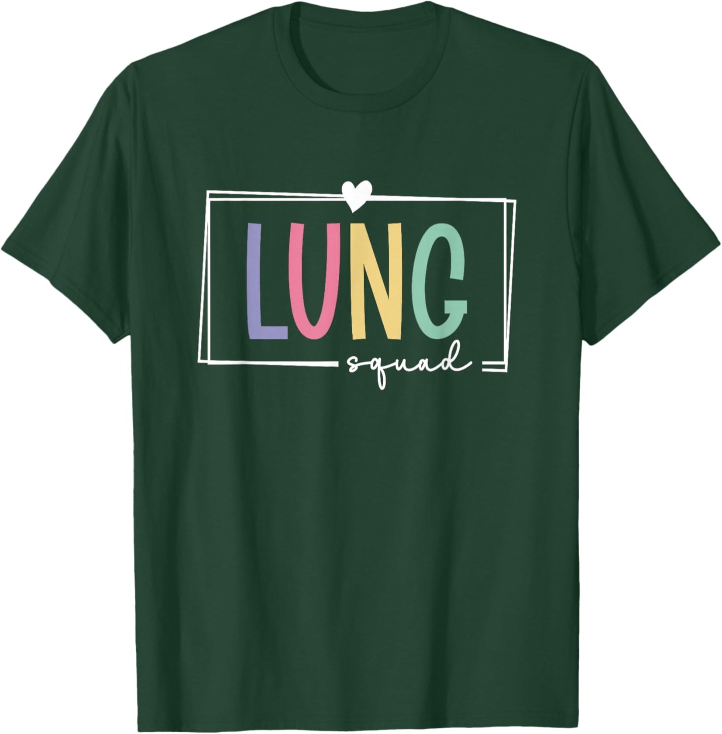 Lung Squad Respiratory Therapist Pulmonologist T-Shirt - T-Shirt | Forest