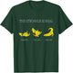 The Struggle Is Real Funny Dinosaur Exercising Gym Trainer T-Shirt - T-Shirt | Forest