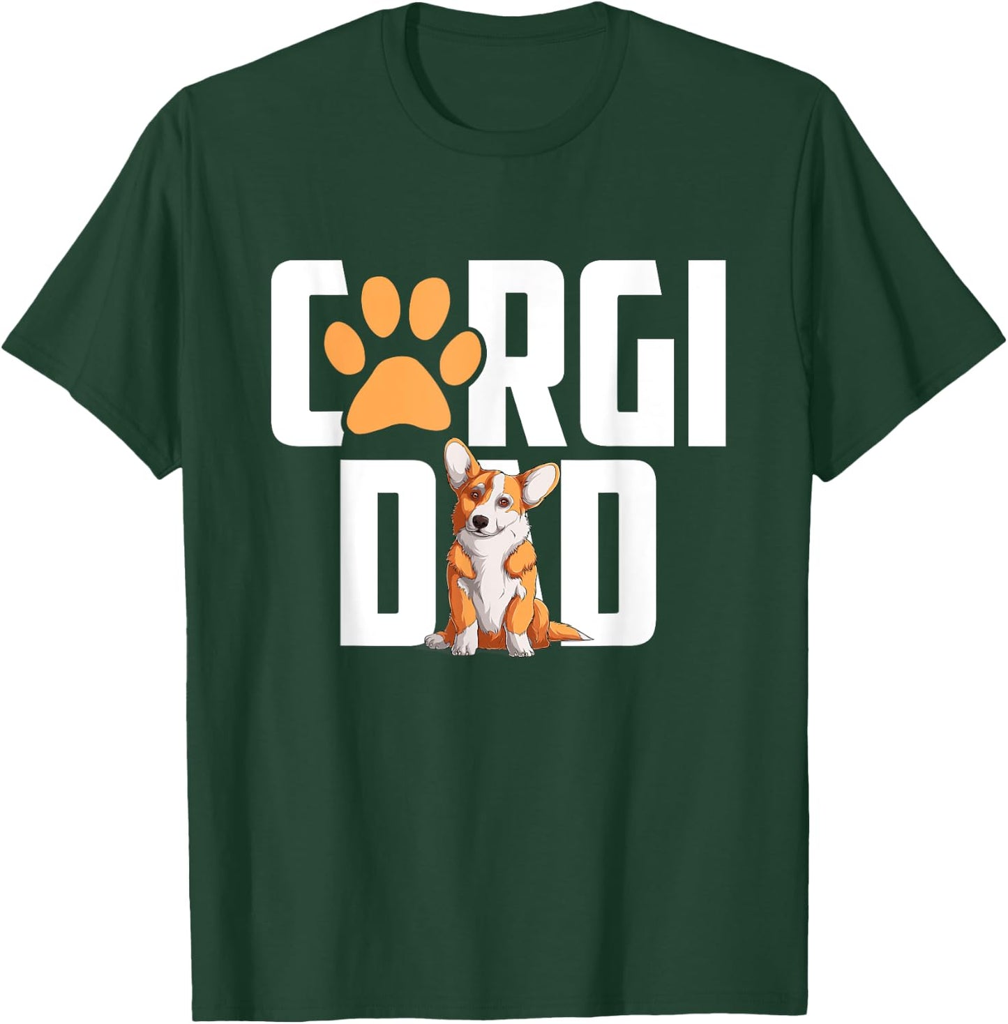 Pembroke Welsh Corgi - Corgi Dad T-Shirt - T-Shirt | Forest