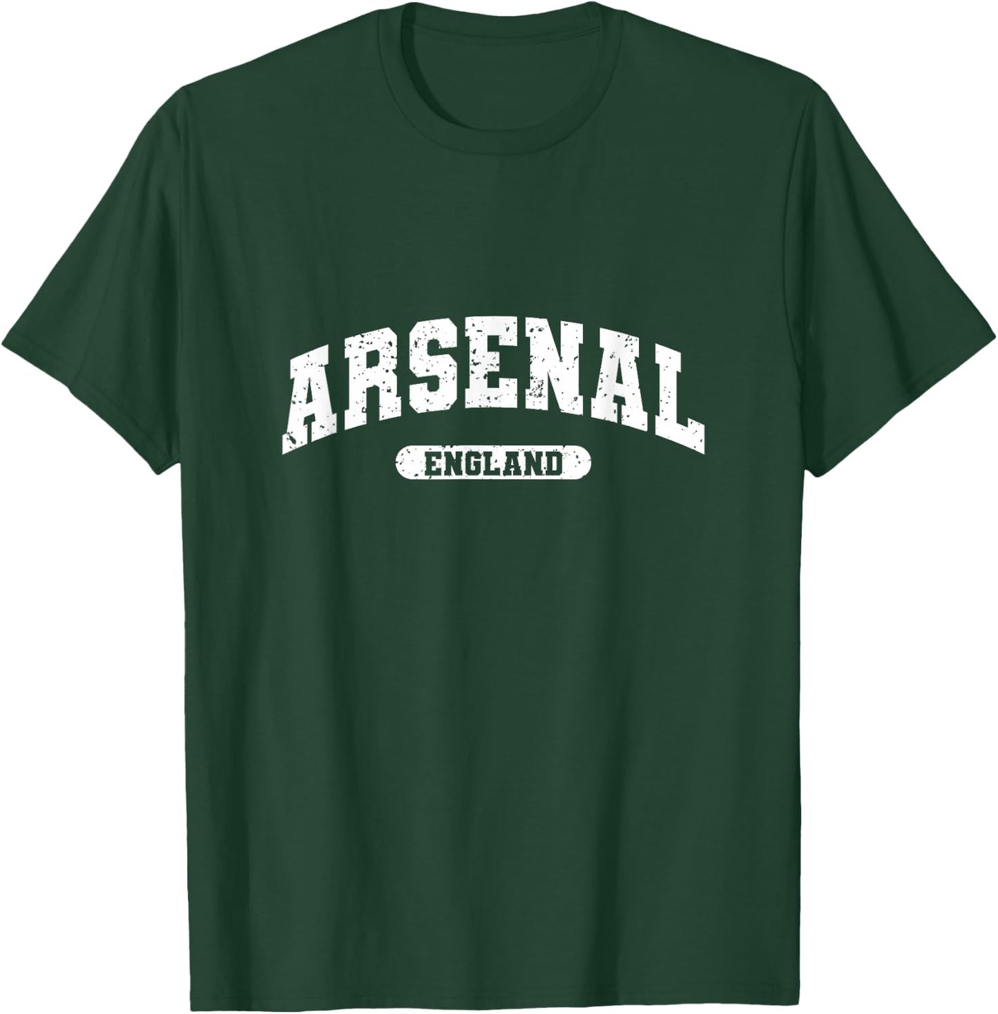 Retro Varsity Style Arsenal England T-Shirt - T-Shirt | Forest