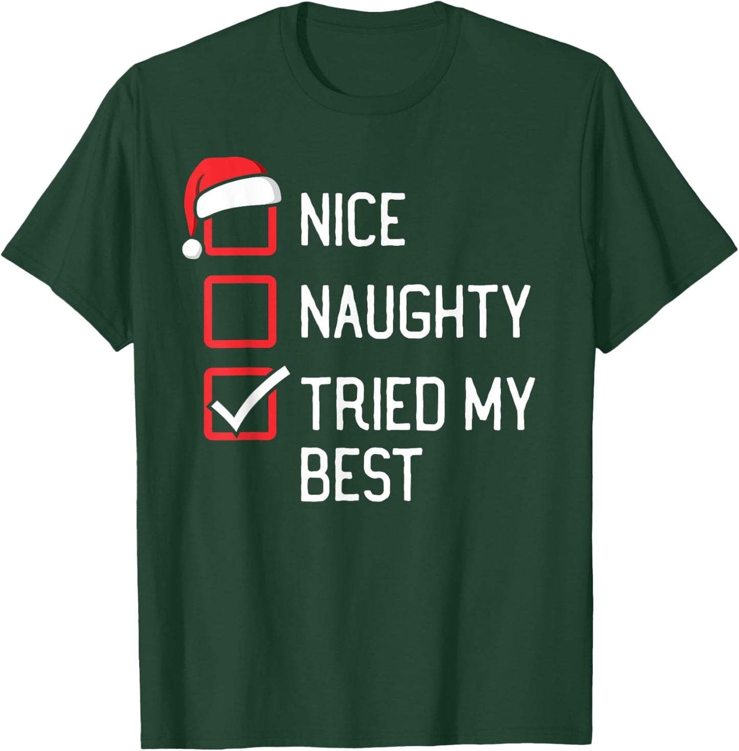 The List Group Family Matching Shirts By HumorPack Kids to Adults Black Modern Casual Letter Print T-Shirt - T-Shirt | Forest