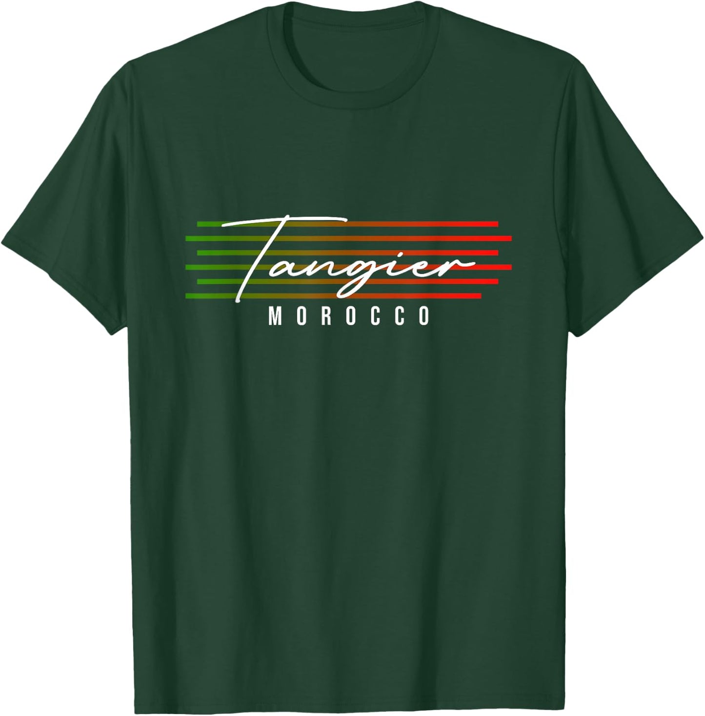Tangier Morocco Souvenir T-Shirt - T-Shirt | Forest