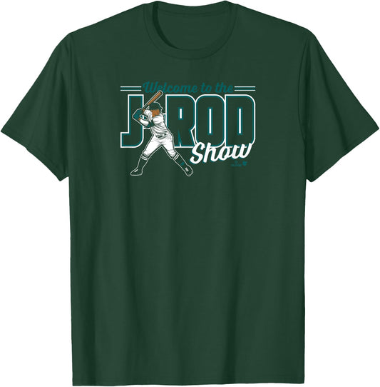Julio Rodríguez - The J-Rod Show - Seattle Baseball T-Shirt - T-Shirt | Forest