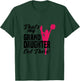 That's My Granddaughter Out There Cheerleading Cheerleader T-Shirt - T-Shirt | Forest