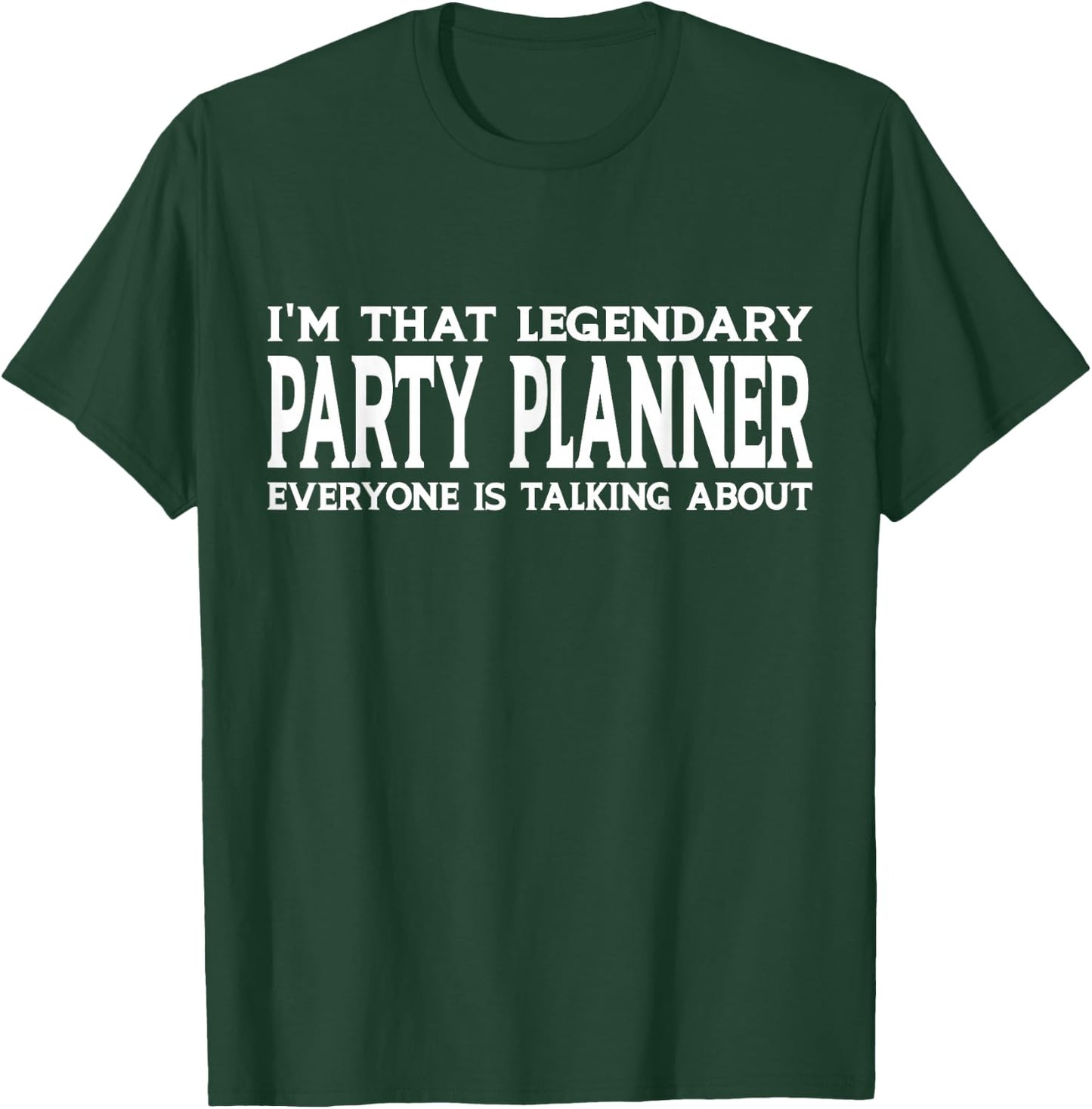 Party Planner Job Title Employee Funny Worker Party Planner T-Shirt - T-Shirt | Forest