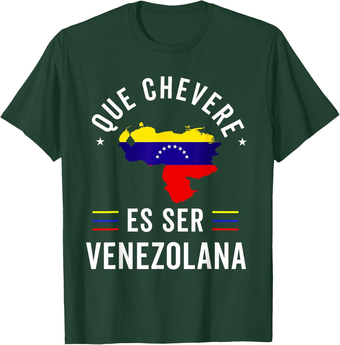 Venezuela Flag Pride Bandera Venezolana Camiseta Mujer Girl T-Shirt - T-Shirt | Forest