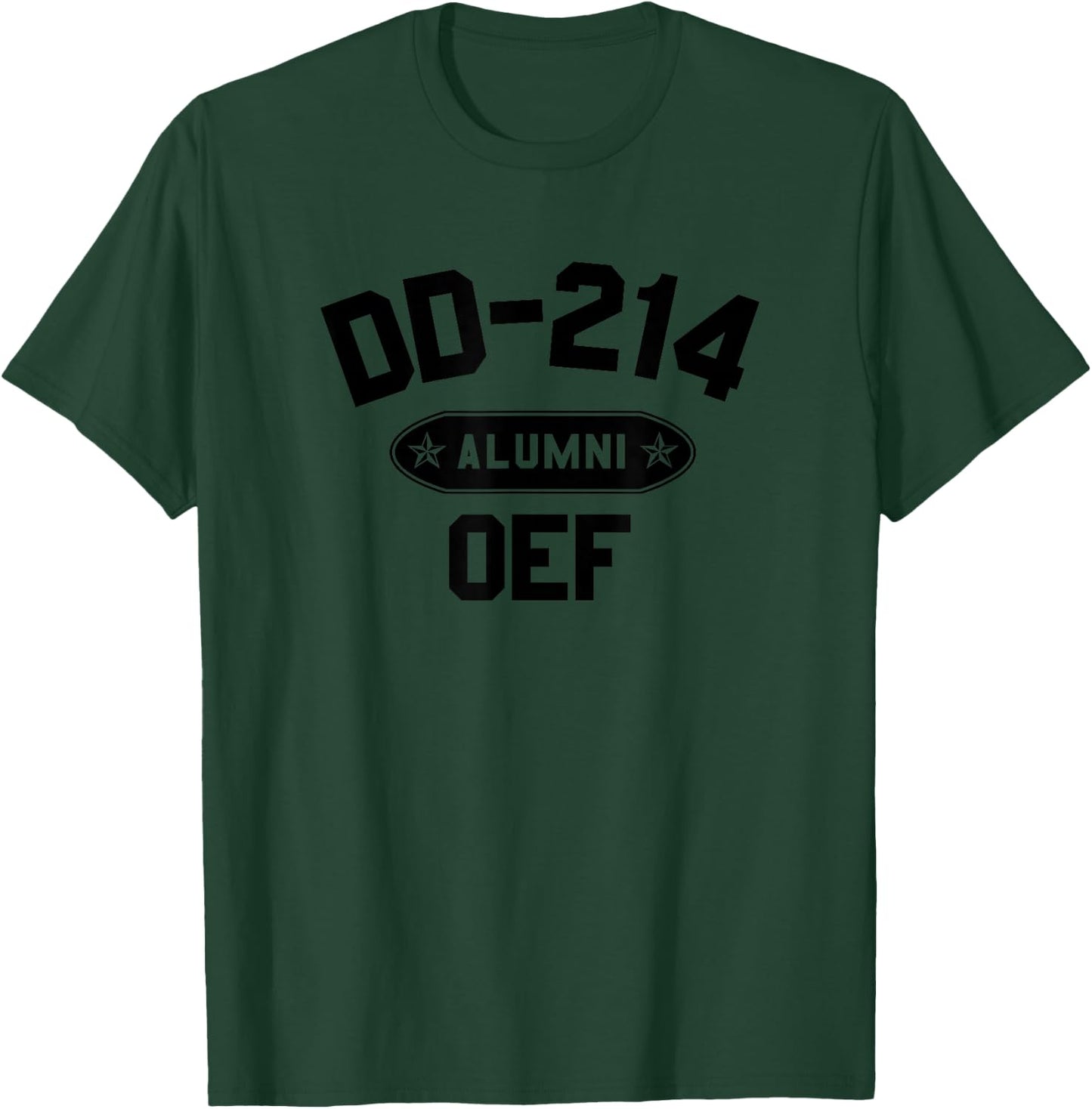 DD-214 Alumni OEF Operation Enduring Freedom Afganistan T-Shirt - T-Shirt | Forest