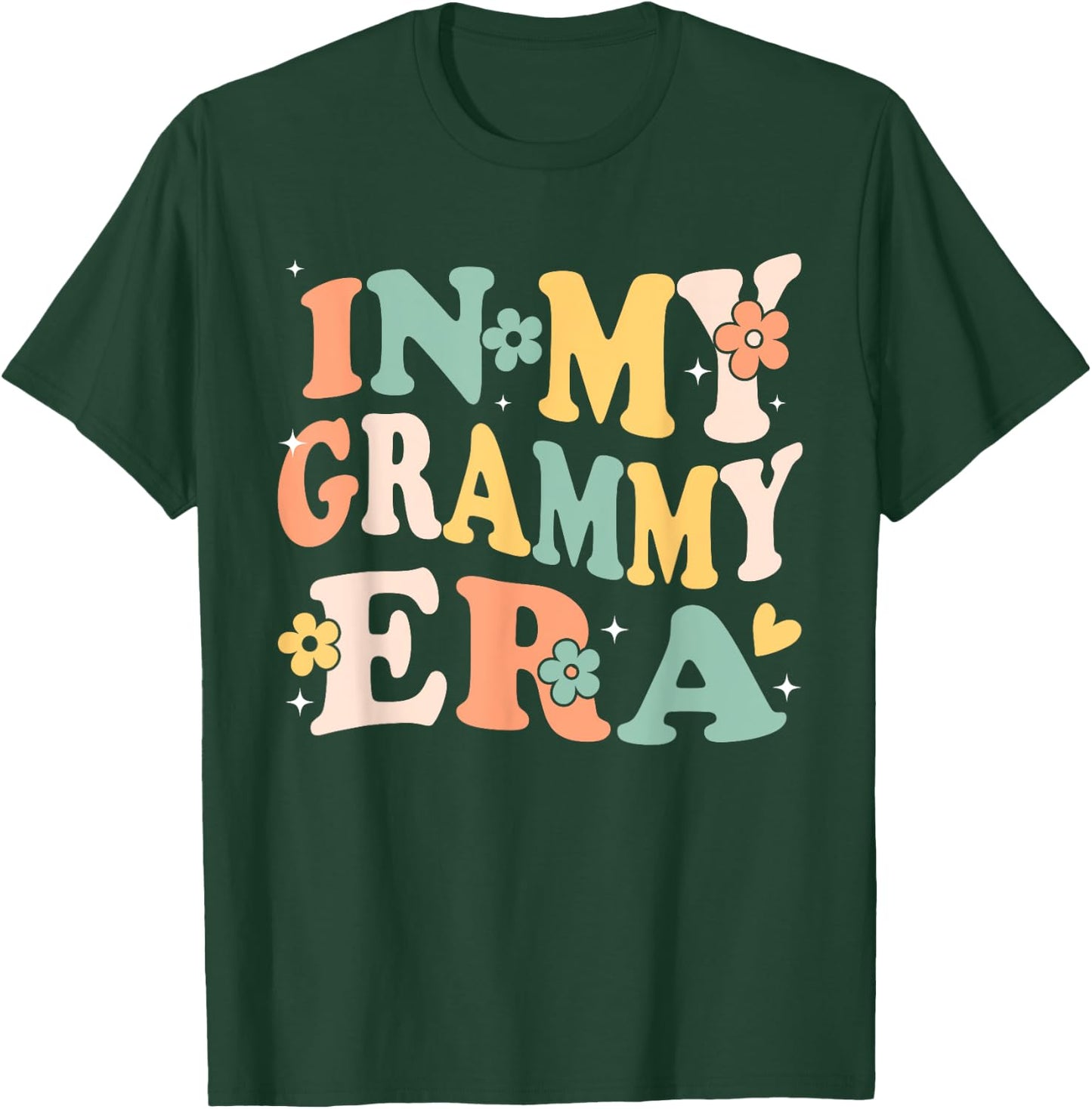 In My Grammy Era Funny Sarcastic Groovy Retro Mothers Day T-Shirt - T-Shirt | Forest