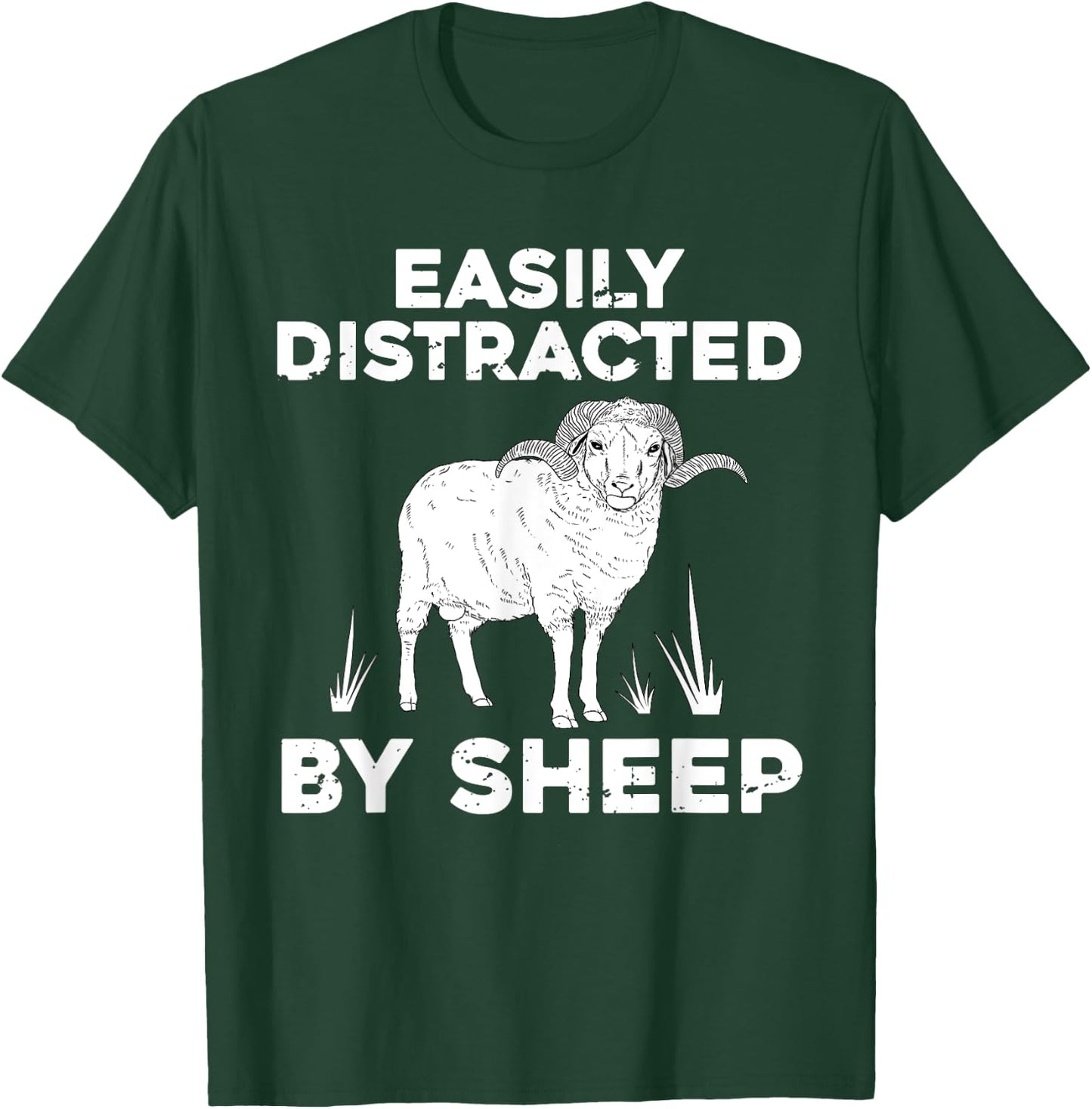 Cute Sheep Women Lamb Farm Animal Farmer Sheep Lover T-Shirt - T-Shirt | Forest