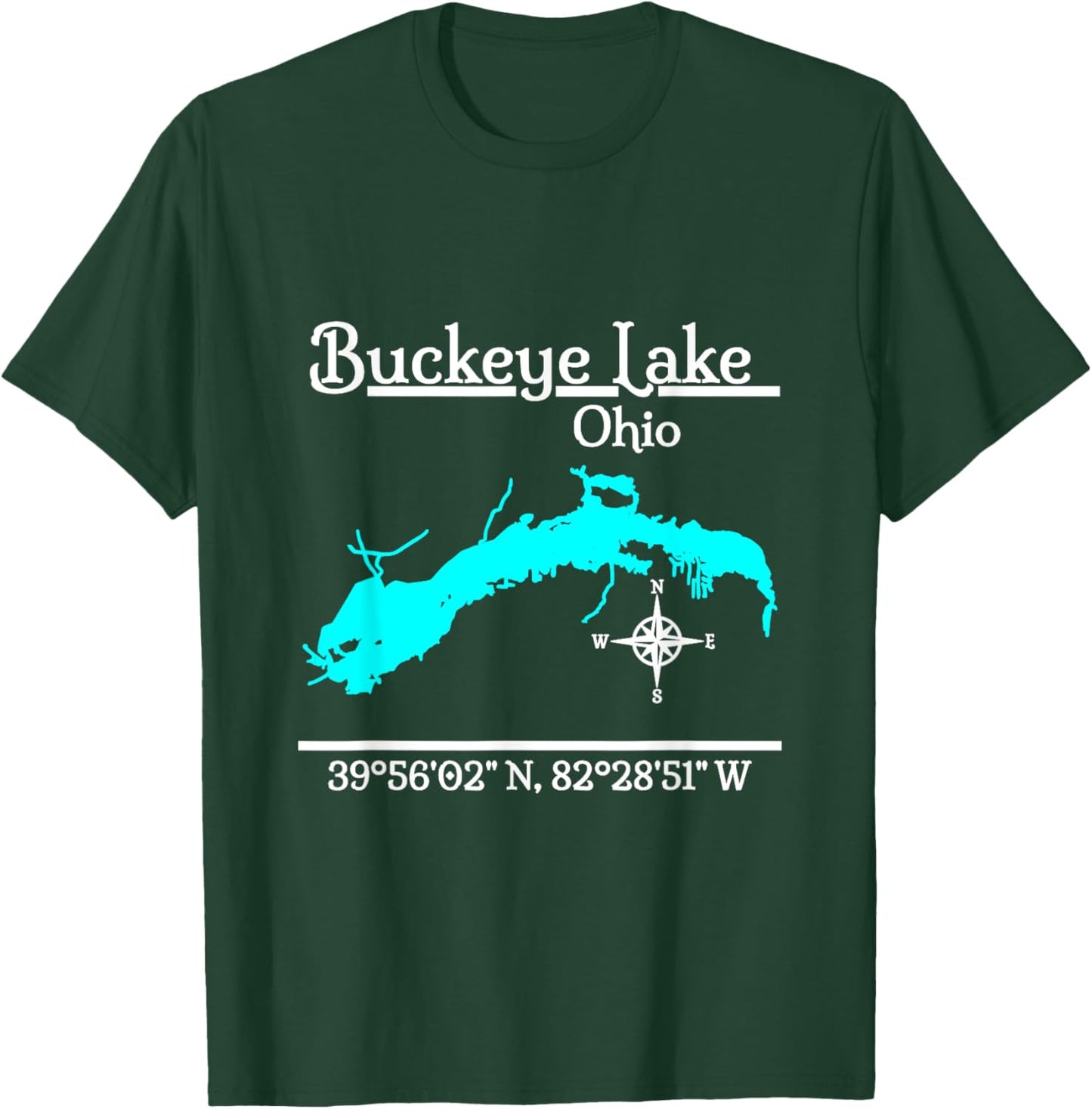 Buckeye Lake - Ohio T-Shirt - T-Shirt | Forest