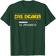 Funny Civil Engineer Engineering Gift Future Civil Engineer T-Shirt - T-Shirt | Forest