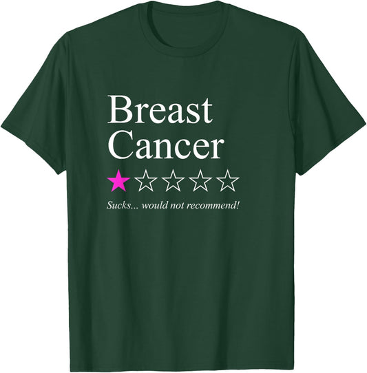 Breast cancer - Star rating would not recommend T-Shirt - T-Shirt | Forest