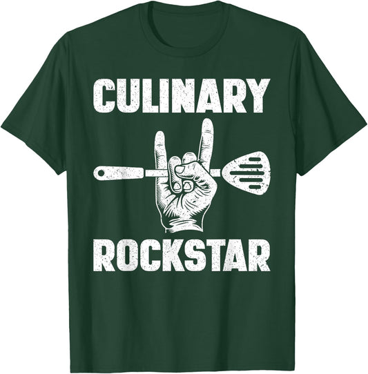 Culinary Design Women Chef Cook Culinary Lover T-Shirt - T-Shirt | Forest