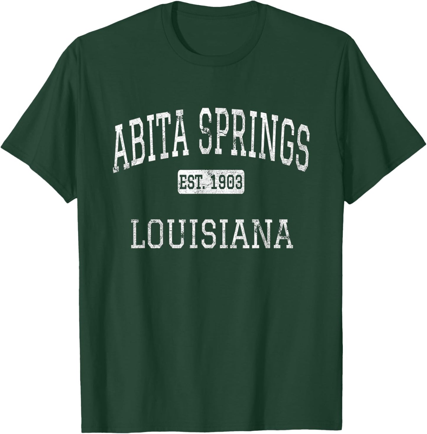 Abita Springs Louisiana LA Vintage T-Shirt - T-Shirt | Forest