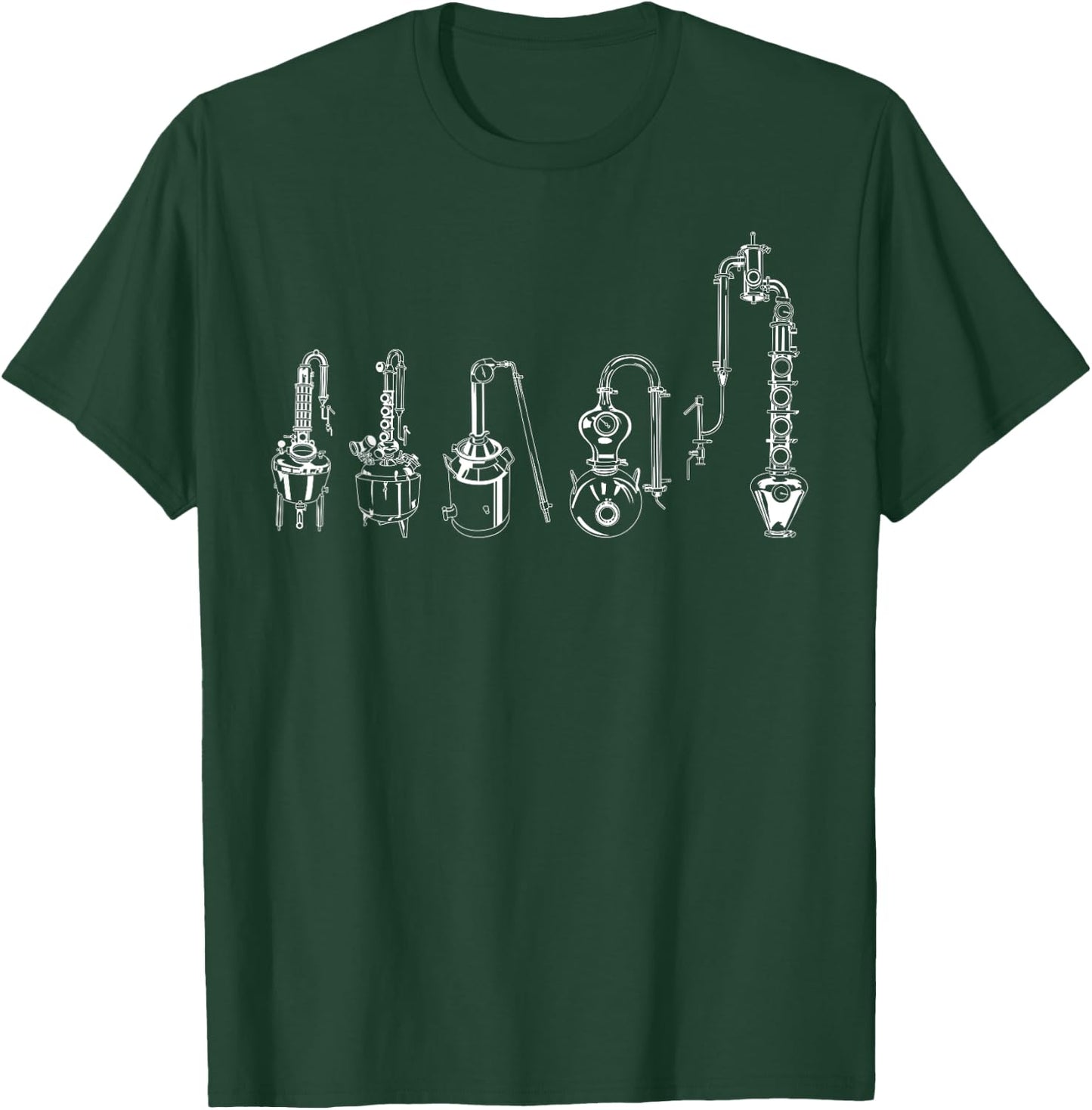 Distillery Evolution Beer Brew Brewery Distiller T-Shirt - T-Shirt | Forest