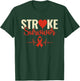Stroke Survivor - Stroke Awareness Heart Red Ribbon T-Shirt - T-Shirt | Forest