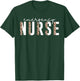 Emergency Nurse Leopard Print ER Nurse Nursing School Women T-Shirt - T-Shirt | Forest