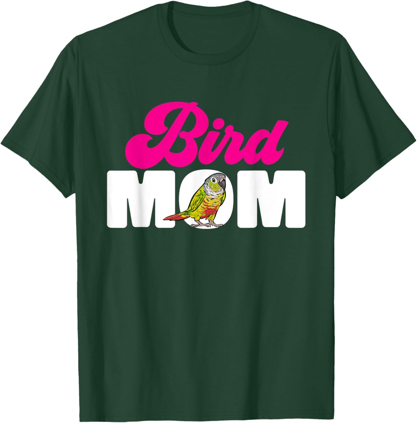 Green Cheek Conure Bird Mom Parrot Bird Conure T-Shirt - T-Shirt | Forest