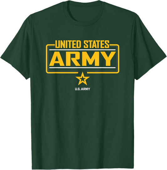Military Army United State Star Officially Licensed T-Shirt - T-Shirt | Forest