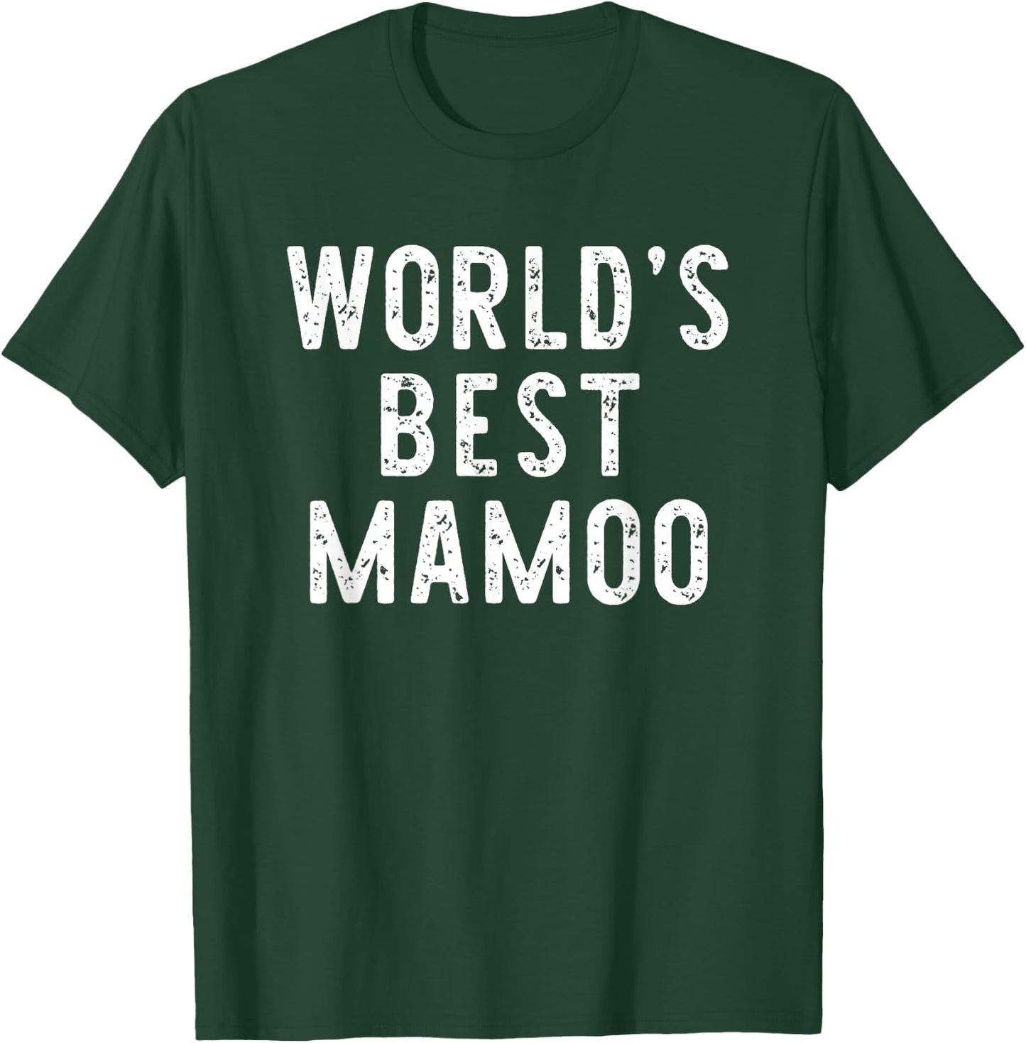 World's Best Mamoo Funny Family T-Shirt - T-Shirt | Forest