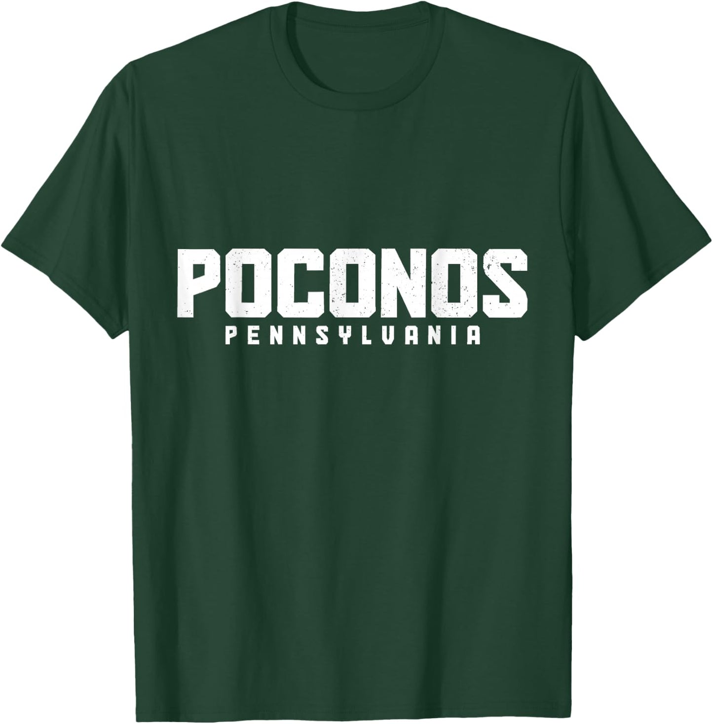 Poconos Pennsylvania Vintage Pocono Mountains T-Shirt - T-Shirt | Forest