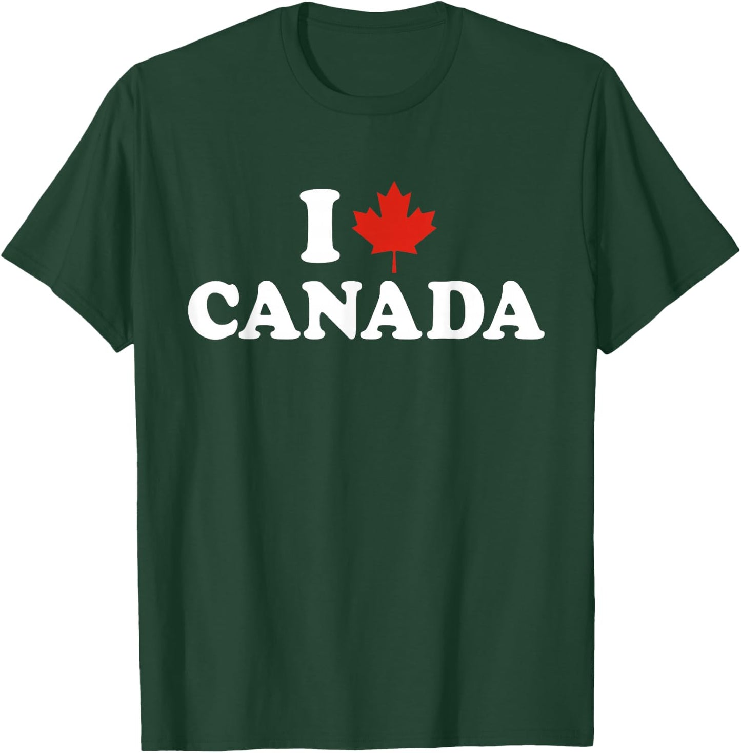 I Love Canada T-Shirt - T-Shirt | Forest