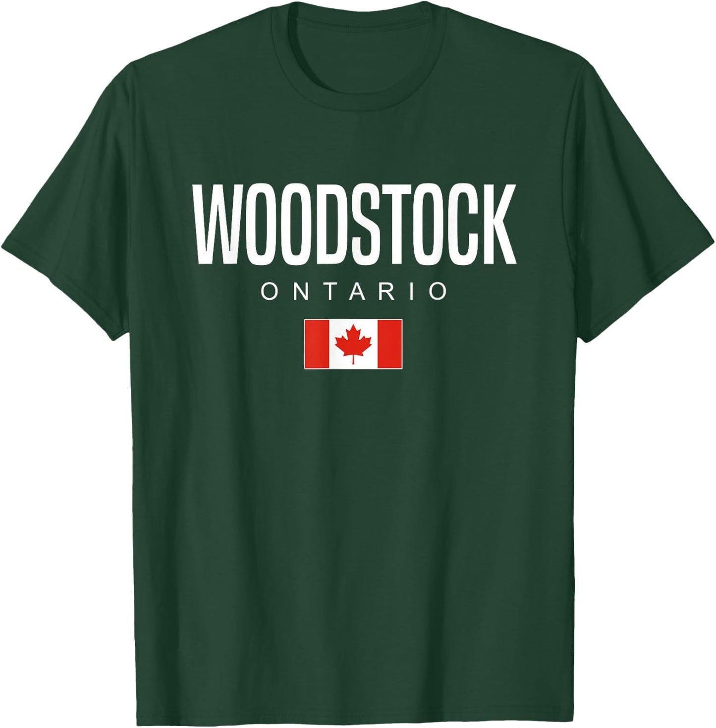 Woodstock Ontario Canada T-Shirt - T-Shirt | Forest