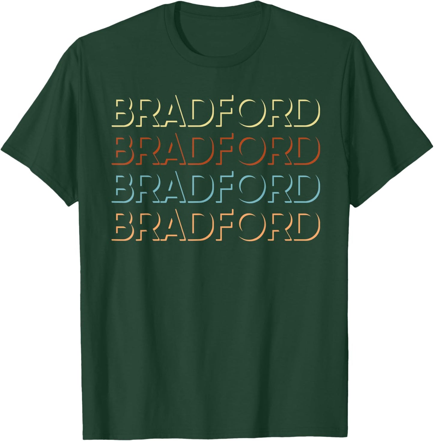 Bradford First Name My Personalized Named T-Shirt - T-Shirt | Forest