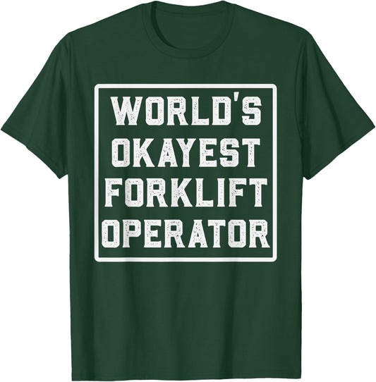 Funny Forklift Art Women Certified Forklift Drivers T-Shirt - T-Shirt | Forest