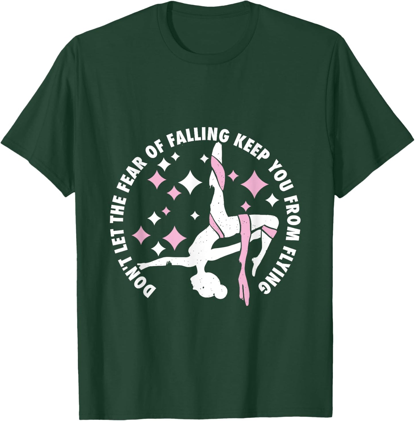 Aerialist | Aerial Yoga | Circus Artist from Silk Acrobatics T-Shirt - T-Shirt | Forest